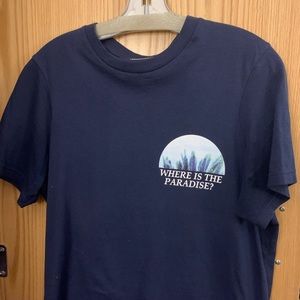 🏝 tropical print graphic t-shirt from pull&bear